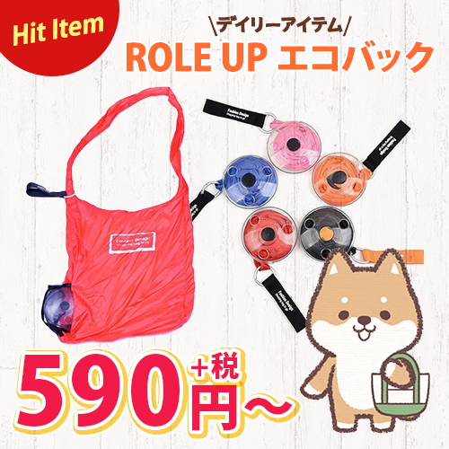 Hit Item デイリーアイテム ROLE UP エコバック 590